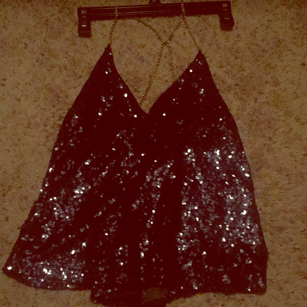 Sequin top